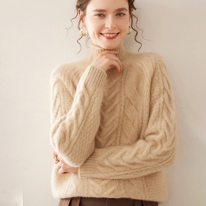 Vaagoon Arctic Shield Cashmere Half Turtleneck Sweater