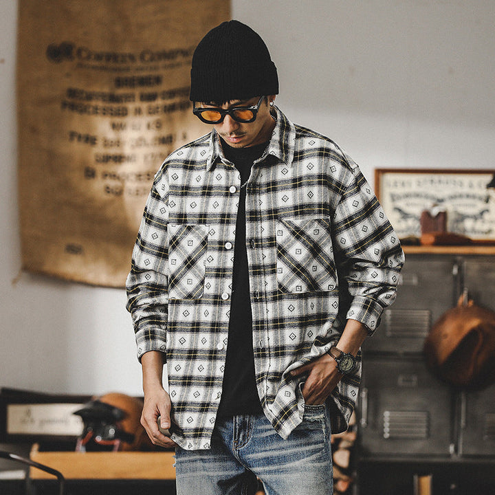 VAAGOON Autumn Check Spirit Shirt