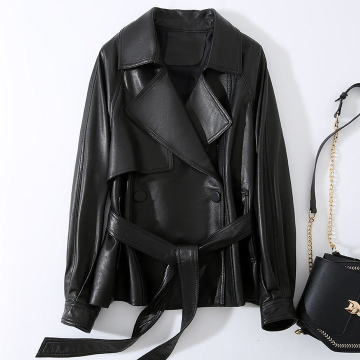 Vaagoon NobleSkin Leather Women's Short Style Jacket