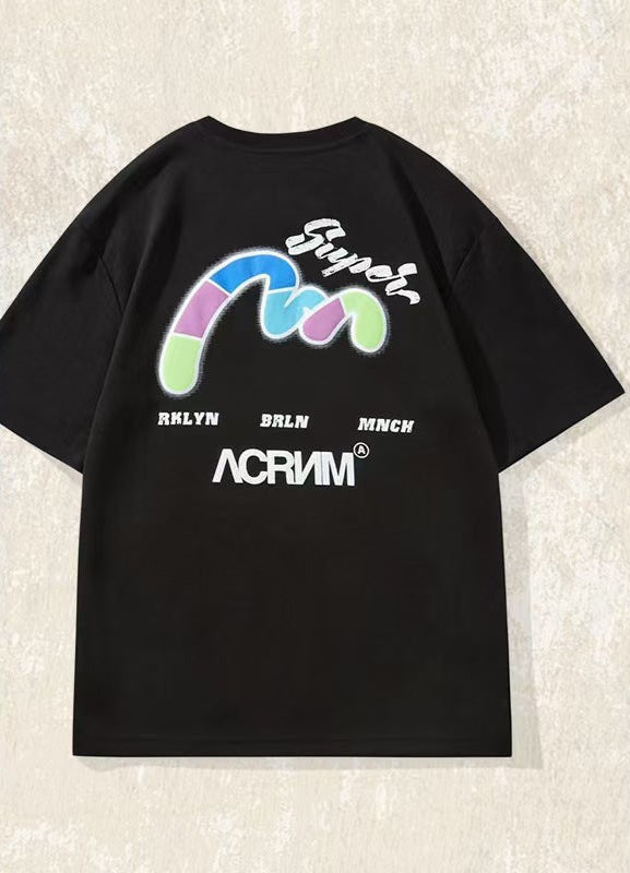 VAAGOON Electric Contrast Short Sleeve T-Shirt