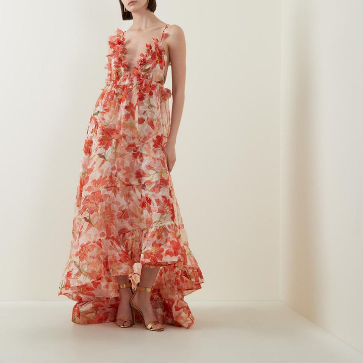 Vaagoon Silvia Deep V Neck Sleeveless Summer Dress