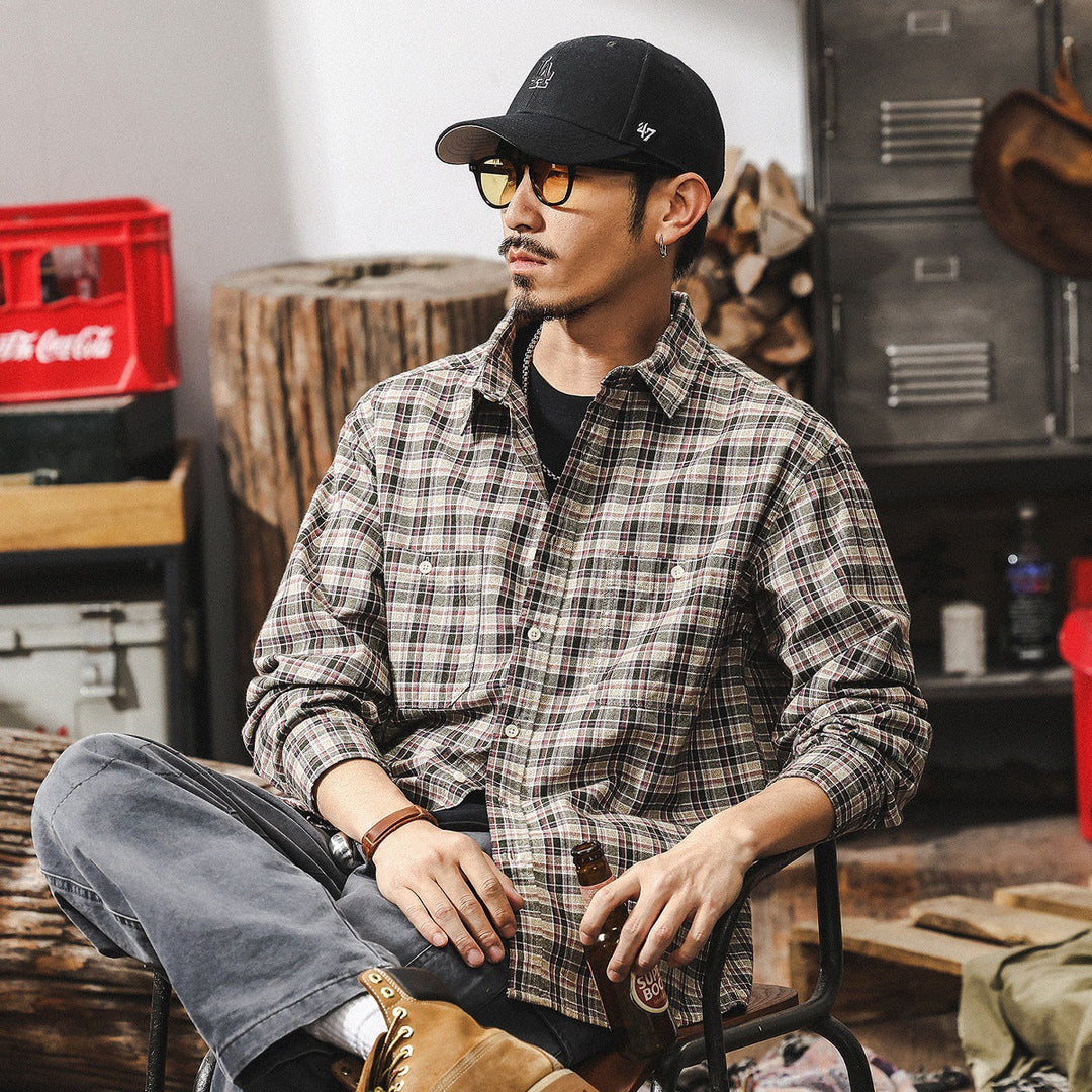 VAAGOON Blue Check Shirt