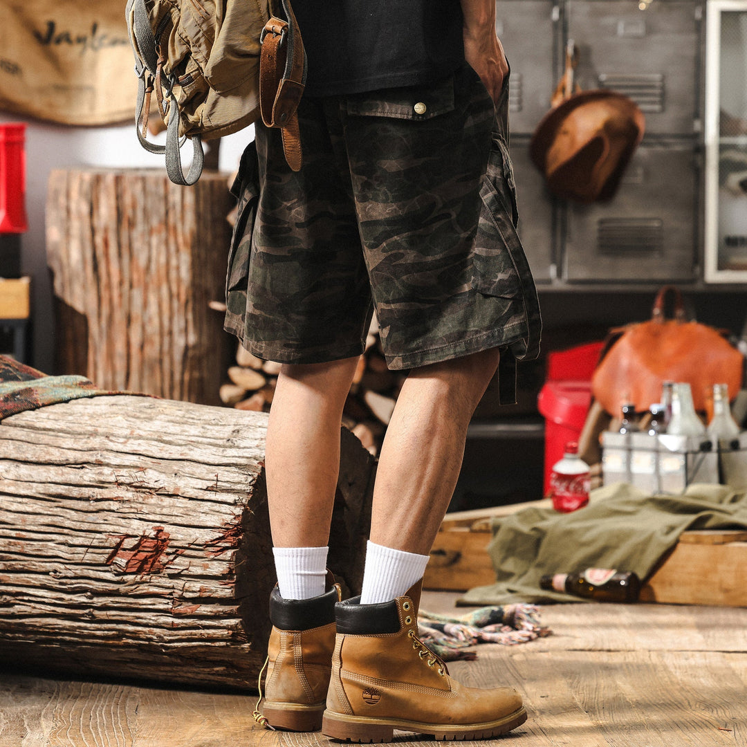 VAAGOON Army Shade Shorts