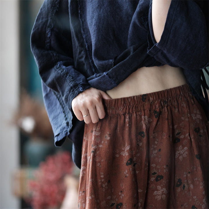 VAAGOON RETRO PATTERN SKIRT