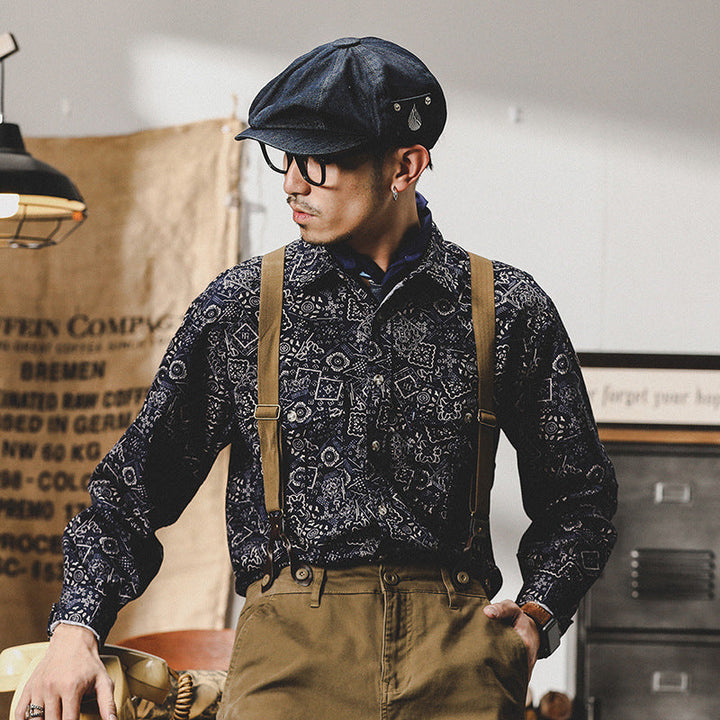 VAAGOON Retro Floral Spirit Shirt