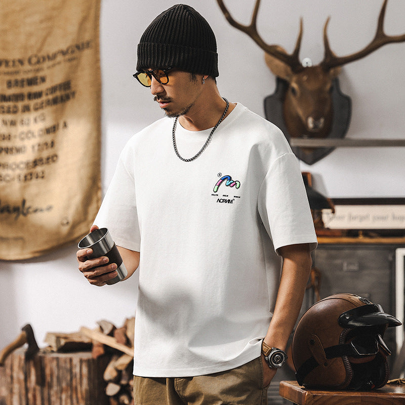 VAAGOON Electric Contrast Short Sleeve T-Shirt