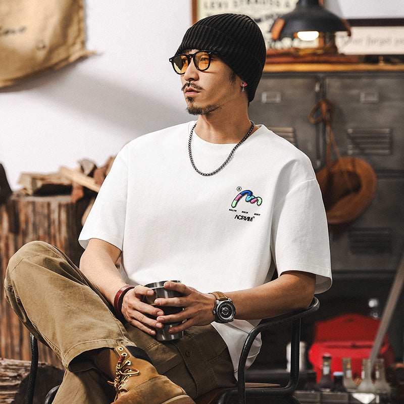 VAAGOON Electric Contrast Short Sleeve T-Shirt