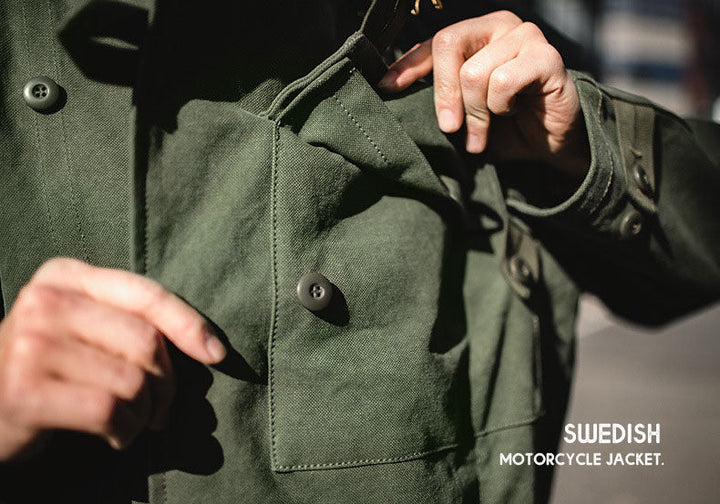 Vaagoon Swedish Style Motorbike Jacket