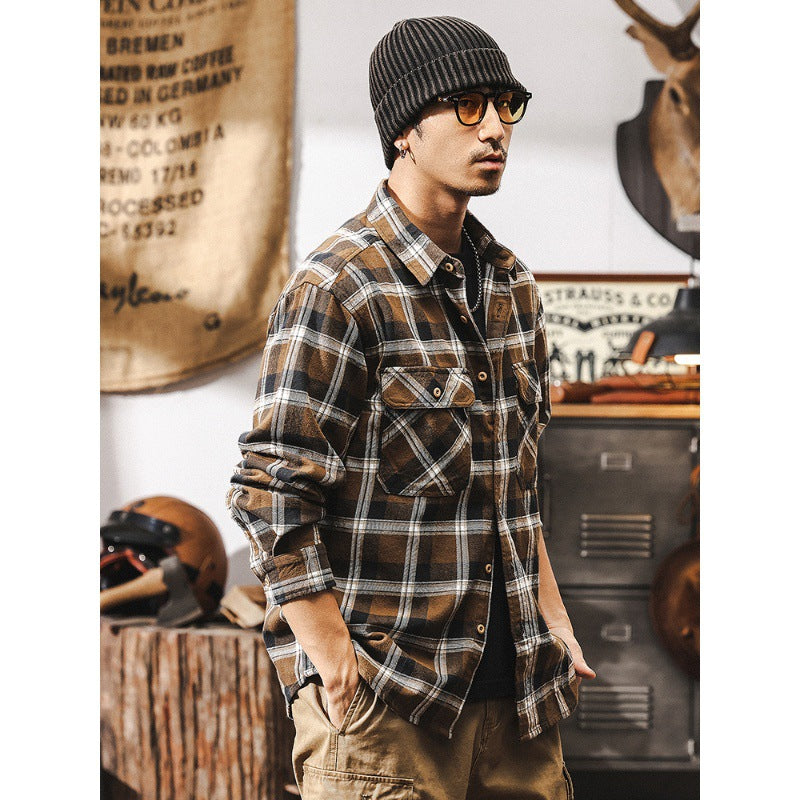 VAAGOON Black Grid Shirt