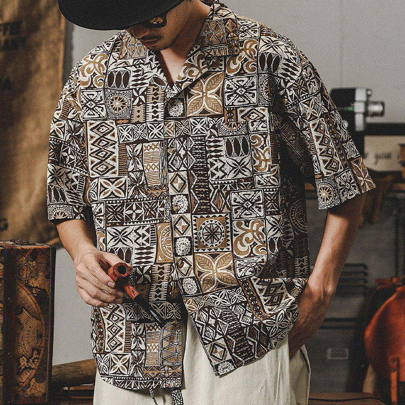 VAAGOON Tribal Patchwork Spirit Shirt