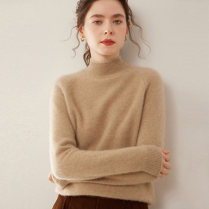 Vaagoon Cashmere Crest Turtleneck Sweater