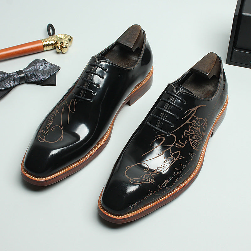 Vaagoon NeroLuxe Leather Men's Classic Shoes