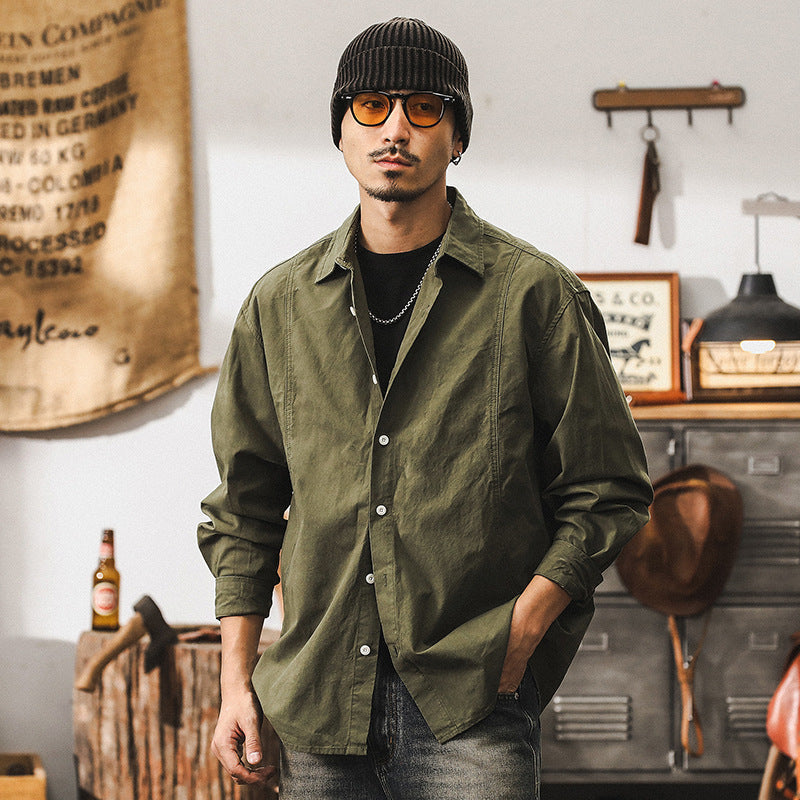 VAAGOON Moss Grid Shirt