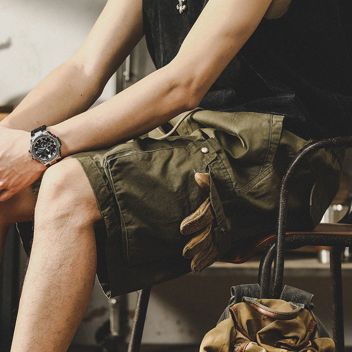 VAAGOON Tactical Olive Comfort Shorts