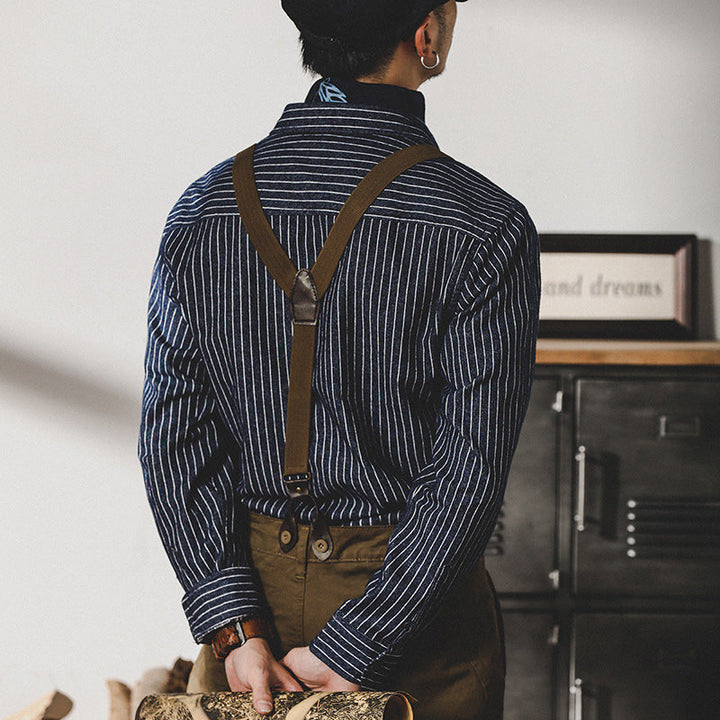 VAAGOON Deep Striped Overshirt