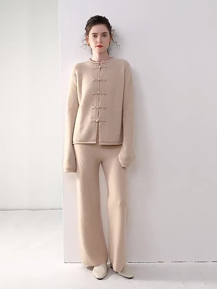 Vaagoon Retro Charm Cashmere Short Cardigan