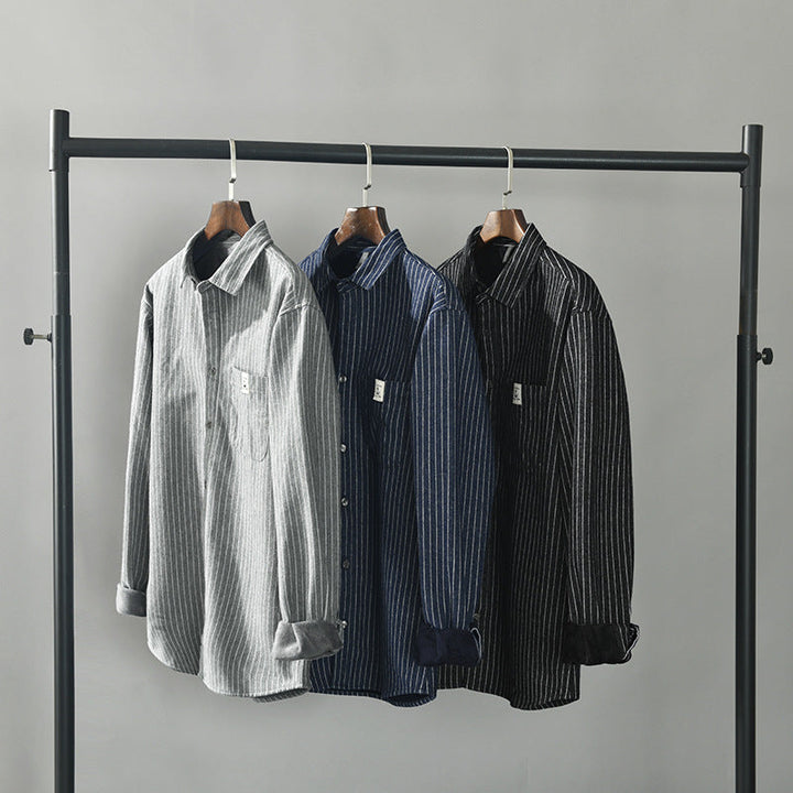 VAAGOON Deep Striped Overshirt