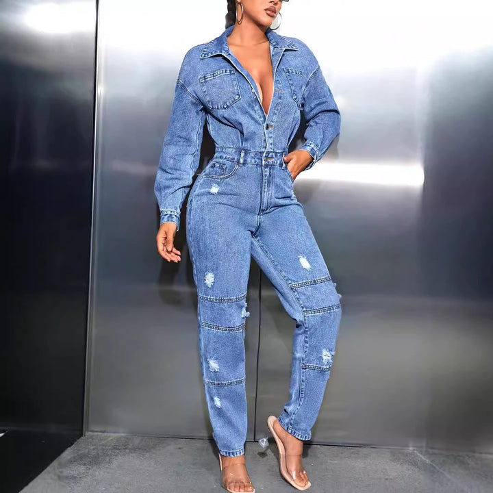 VAAGOON VOVA DENIM OVERALL