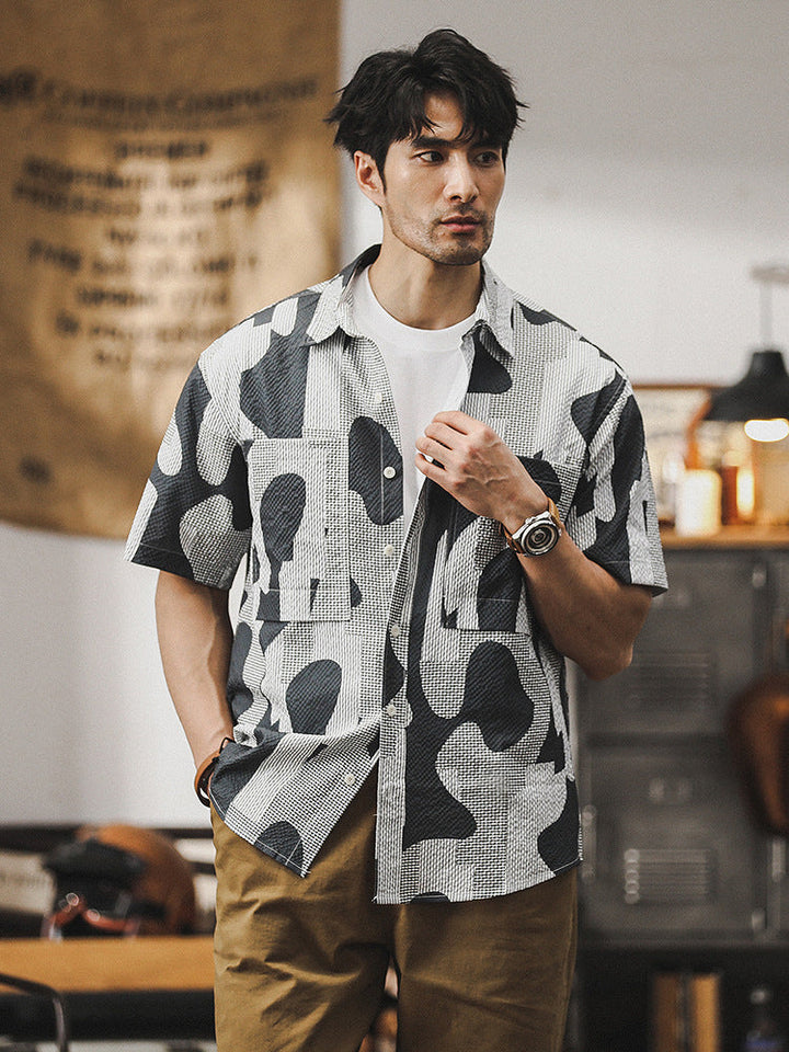 VAAGOON Shadow Grid Shirt