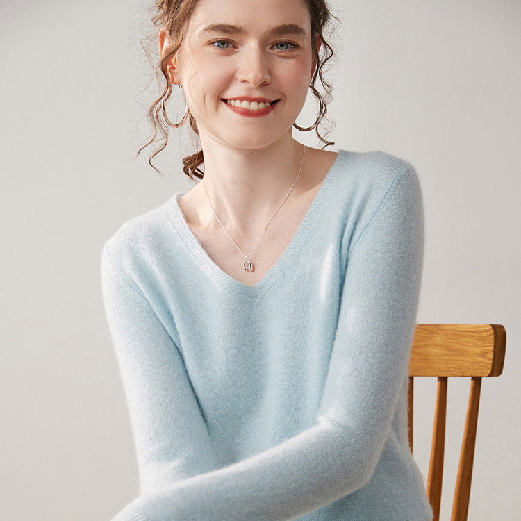 Vaagoon Cashmere V-Neck Kazak
