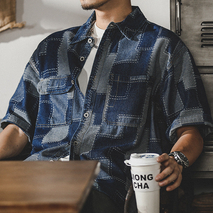 VAAGOON Urban Denim Patchwork