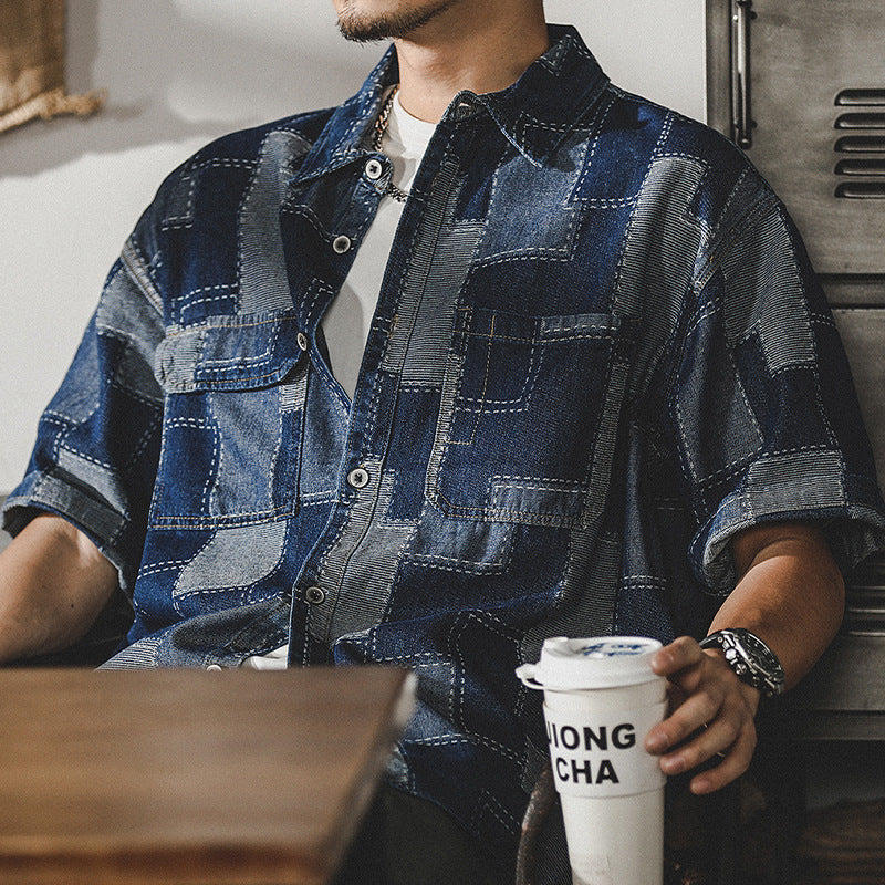 VAAGOON Urban Denim Patchwork