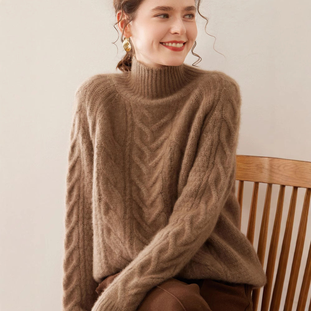 Vaagoon Arctic Shield Cashmere Half Turtleneck Sweater