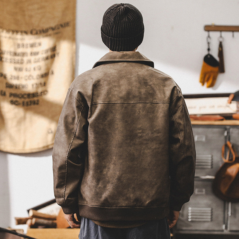 Vaagoon Brownstone Bomber Jacket