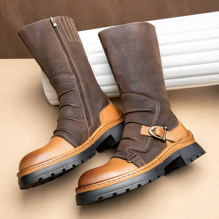 VAAGOON RETRO HARLEY MOTO LONG BOOT