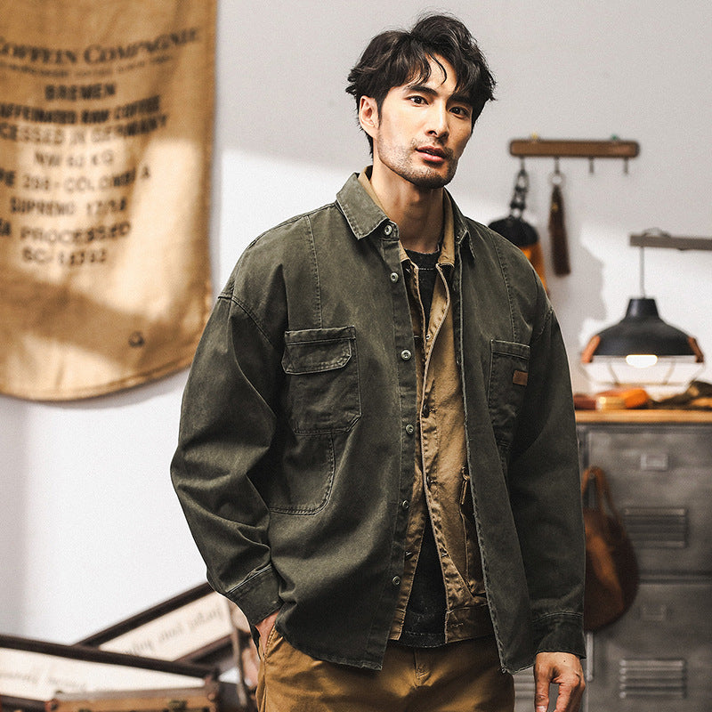 VAAGOON Urban Military Shirt