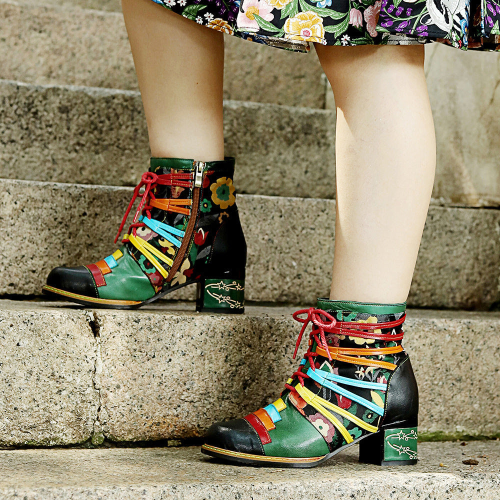 VAAGOON Yiwu Genuine Leather Women's Boots