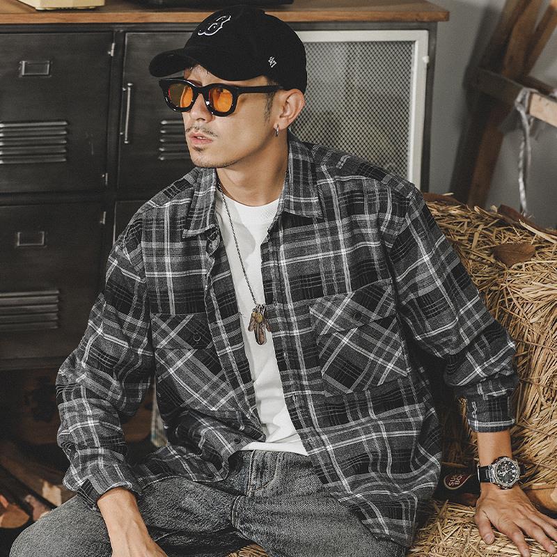 VAAGOON Grid Fade Shirt