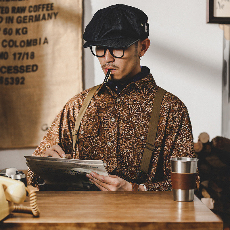 VAAGOON Retro Floral Spirit Shirt