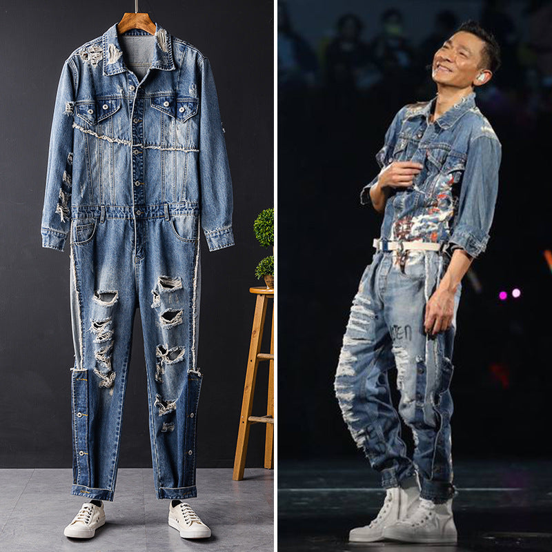 Vaagoon Street Spirit Denim Jumpsuit