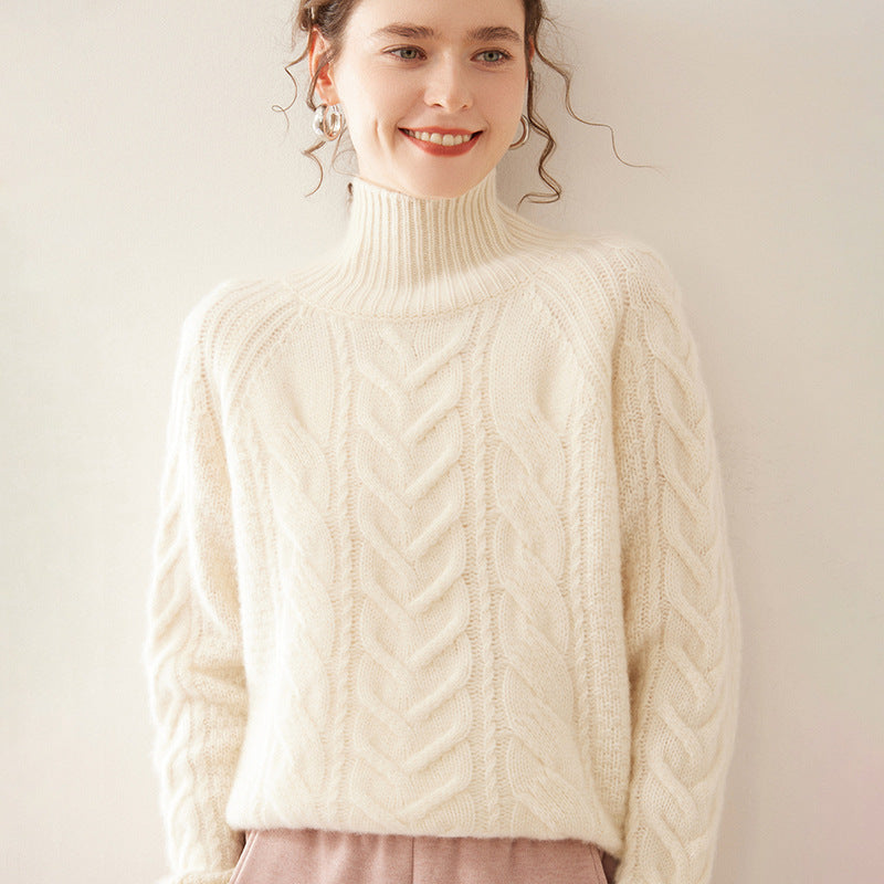 Vaagoon Arctic Shield Cashmere Half Turtleneck Sweater