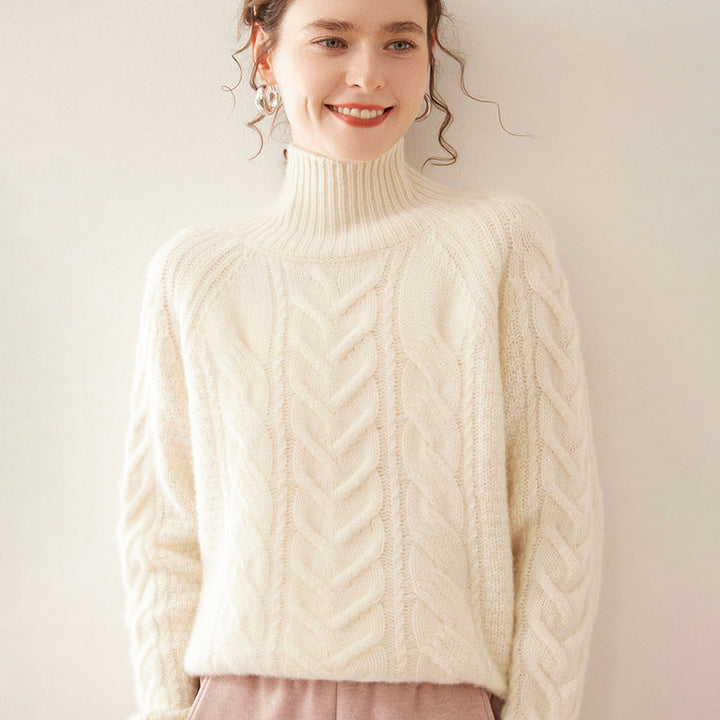 Vaagoon Arctic Shield Cashmere Half Turtleneck Sweater