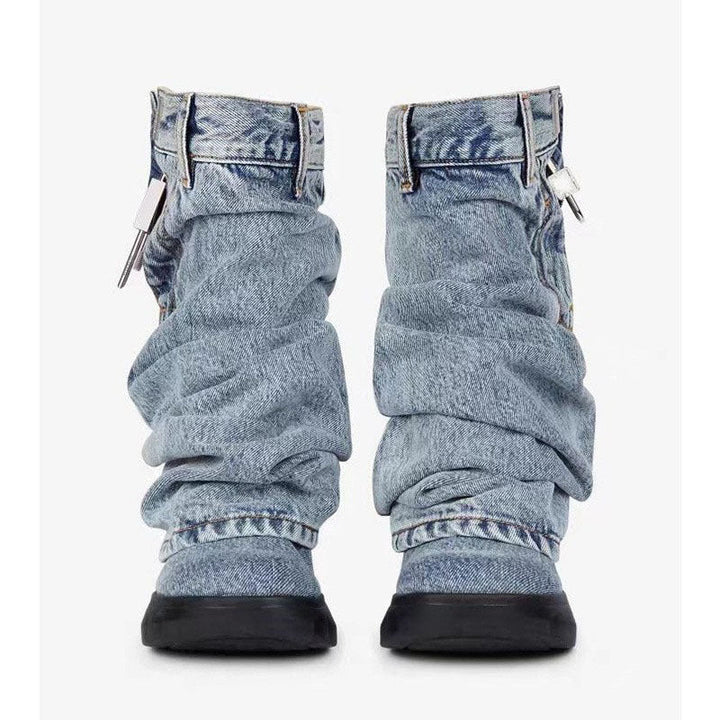 Vaagoon Denim Sky High Fashion Boots