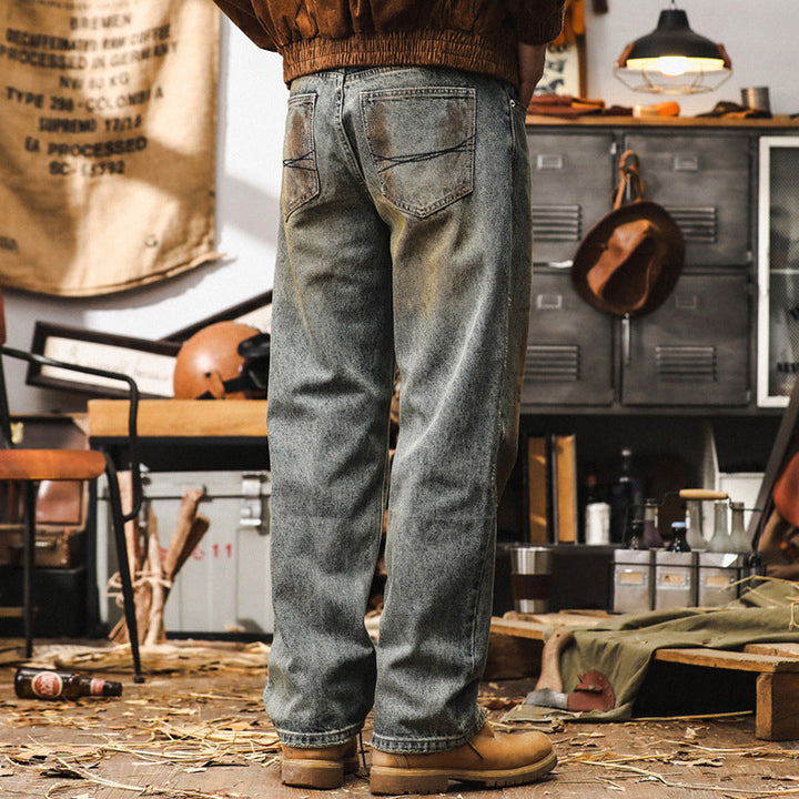 VAAGOON Washed Steel Blue Denim