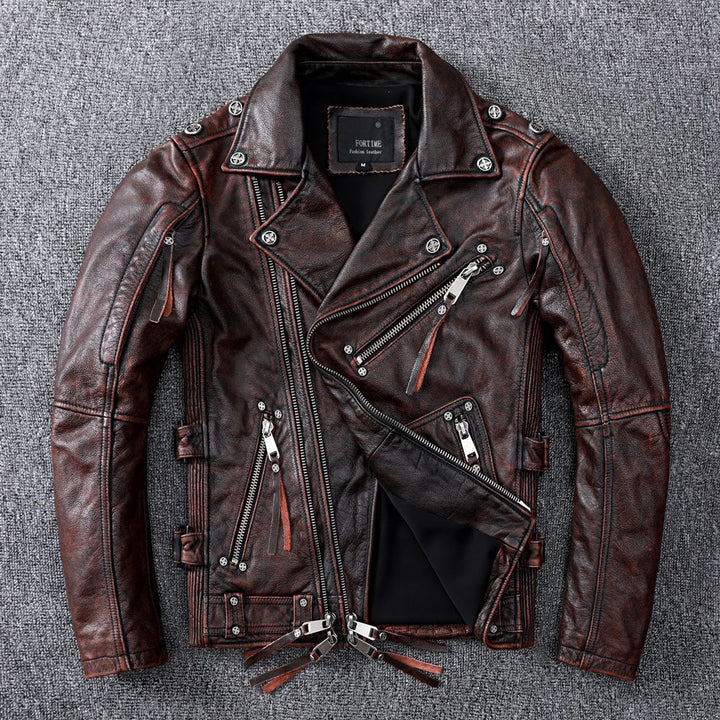 VAAGOON BRAWTA DECO LEATHER JACKET