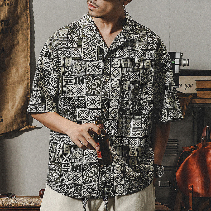 VAAGOON Tribal Patchwork Spirit Shirt