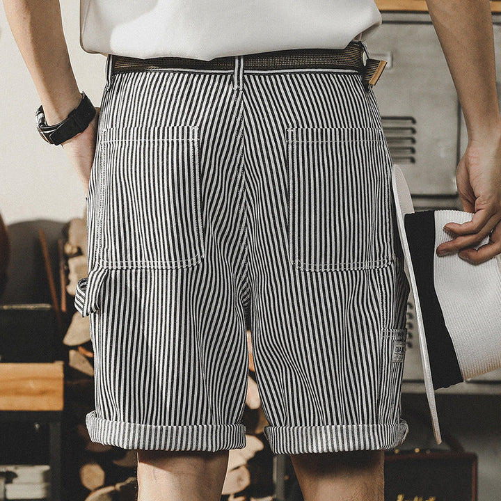 VAAGOON Striped Drift Shorts