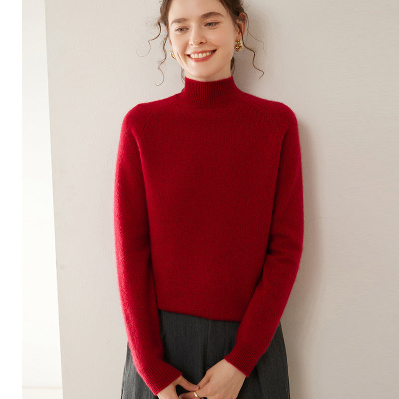 Vaagoon Cashmere Crest Turtleneck Sweater
