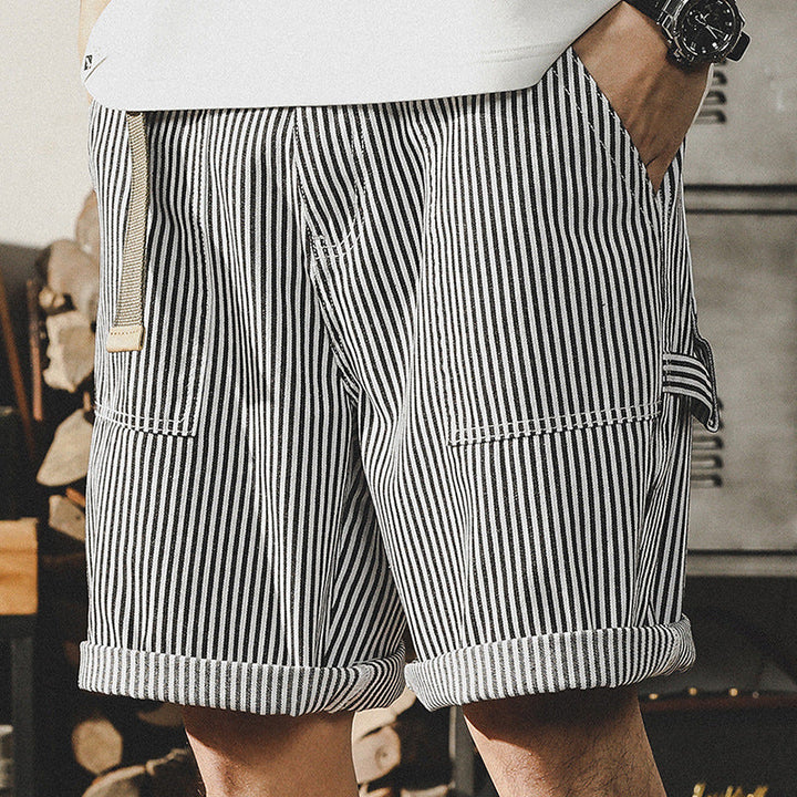 VAAGOON Striped Drift Shorts
