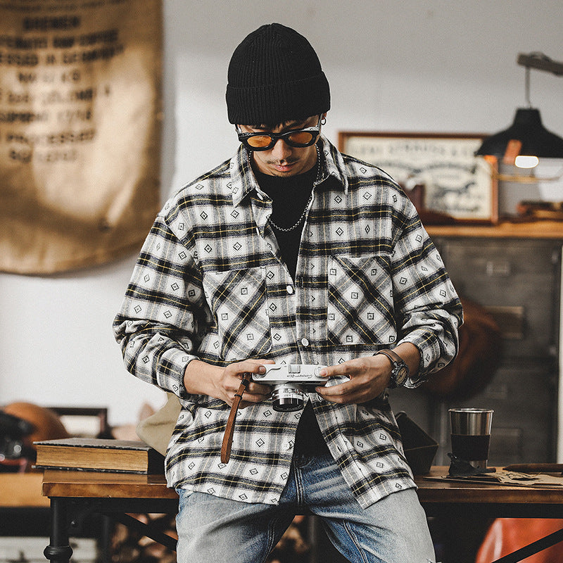 VAAGOON Autumn Check Spirit Shirt