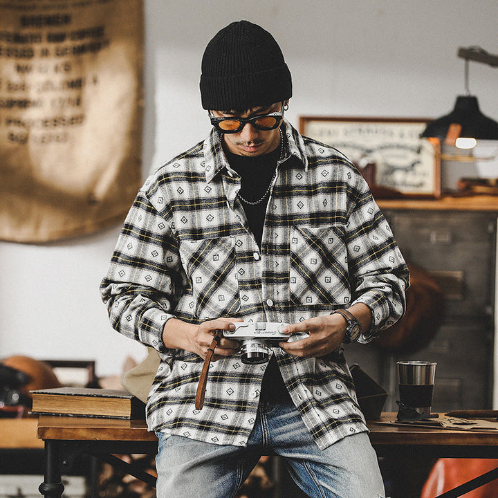 VAAGOON Autumn Check Spirit Shirt