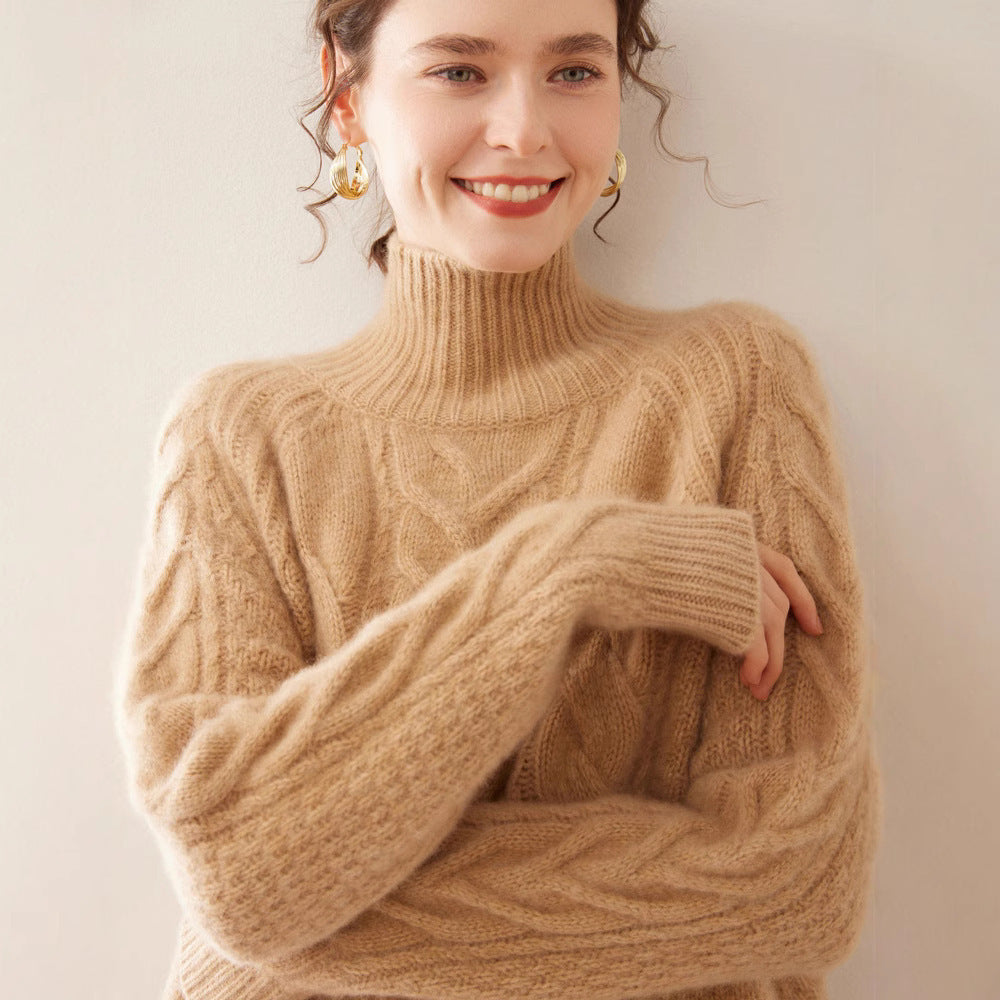 Vaagoon Arctic Shield Cashmere Half Turtleneck Sweater