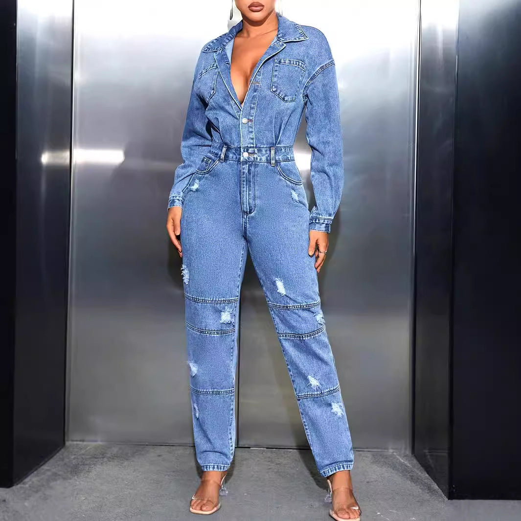 VAAGOON VOVA DENIM OVERALL