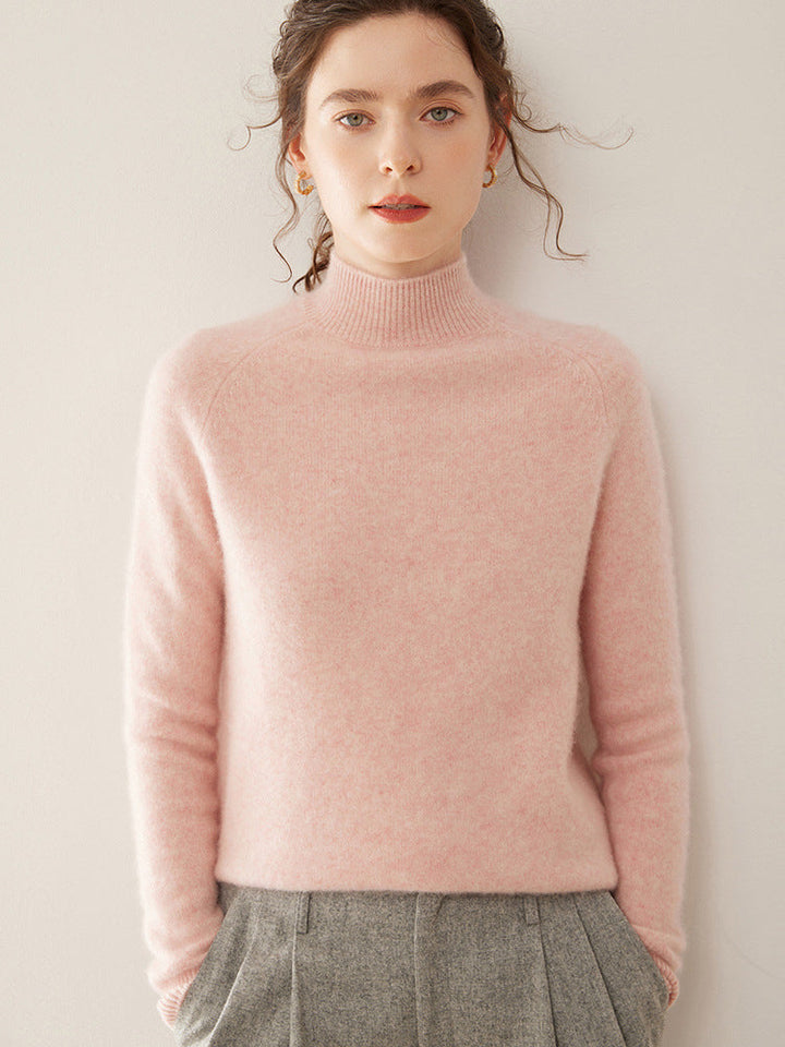 Vaagoon Cashmere Crest Turtleneck Sweater