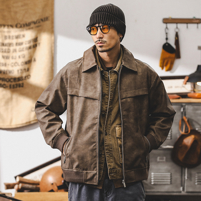 Vaagoon Brownstone Bomber Jacket