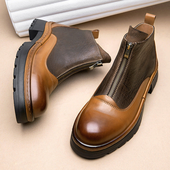 Vaagoon OxfordStep Leather Chelsea Boots